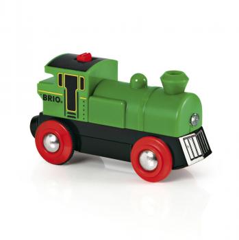 Brio World Eisenbahn Lok Speedy Green Batterielok 33595