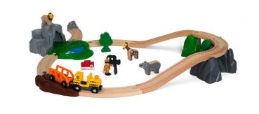 Brio World Eisenbahn Set Safari Adventure Set 26 Teile 33960