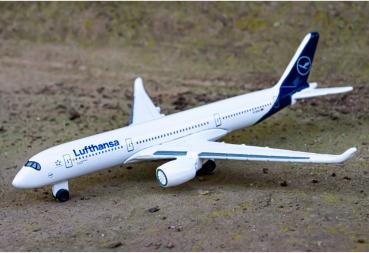 Majorette Spielzeugauto Flugzeug Airport Airbus 350 Lufthansa 212057980Q02