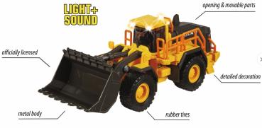 Majorette Spielzeugauto Baustelle LKW Grand Series Volvo Wheel Loader 213723001