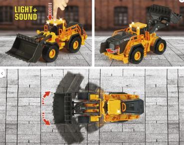 Majorette Spielzeugauto Baustelle LKW Grand Series Volvo Wheel Loader 213723001