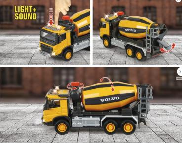 Majorette Spielzeugauto Baustelle Betonmischer Grand Series Volvo Truck Cement Mixer 213723002