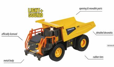 Majorette Spielzeugauto Baustelle LKW Grand Series Volvo Rigid Hauler 213723000