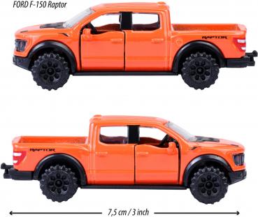 Majorette Spielzeugauto Premium Cars Ford F-150 Raptor orange 212053052Q39