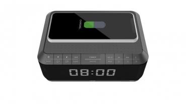 Bigben Radiowecker RR140 DAB+ Radio Qi-Charger Induktion USB Ladeanschluss schwarz AU367607