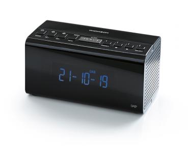 Thomson Radiowecker CR50DAB DAB+ Radio Projektor schwarz TH380187