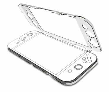 Bigben für Nintendo Switch Lite Schutzhülle Polycarbonat Case transparent BB380330