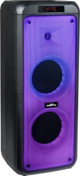 Bigben Bluetooth portabler Lautsprecher Party Box XL Disco Licht 2 Mikrofone AU387223