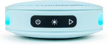 Bigben Bluetooth portabler Lautsprecher Party Nano pastel blau Disco Licht AU388190