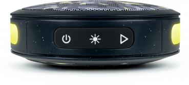 Bigben Bluetooth portabler Lautsprecher Party Nano camo schwarz gelb Disco Licht AU388282