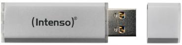 Intenso USB Stick 64GB Speicherstick Alu Line silber