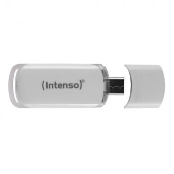 Intenso USB Stick 32GB Speicherstick Flash Line weiß Typ C USB 3.2