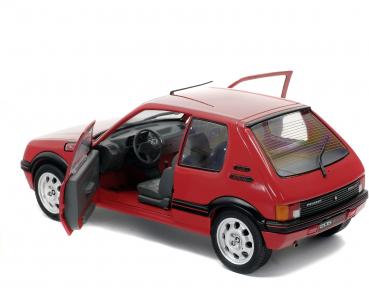 Solido Modellauto Maßstab 1:18 Peugeot 205 GTI MK1 rot 1985 S1801702