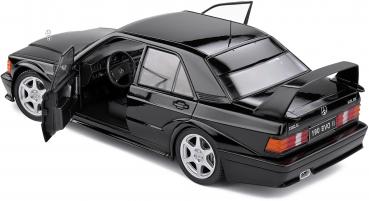 Solido Modellauto Maßstab 1:18 Mercedes Benz 190E Evo 2, 1990 schwarz S1801001