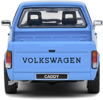 Solido Modellauto Maßstab 1:43 VW Volkswagen Caddy Pick up blau 1990 S4312302