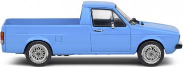 Solido Modellauto Maßstab 1:43 VW Volkswagen Caddy Pick up blau 1990 S4312302