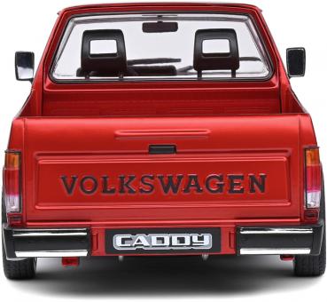 Solido Modellauto Maßstab 1:18 VW Volkswagen Caddy MK1 rot CUSTOM 1982 Pritsche S1803508