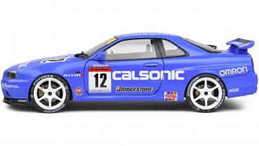 Solido Modellauto Maßstab 1:18 Nissan GT-RR34 blau 2000 S1804307