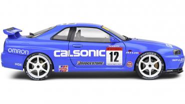 Solido Modellauto Maßstab 1:18 Nissan GT-RR34 blau 2000 S1804307