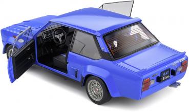 Solido Modellauto Maßstab 1:18 Fiat 131 Abarth blau 1980 S1806004