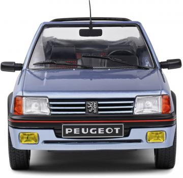 Solido Modellauto Maßstab 1:18 Peugeot 205 CTI azurblau 1989 S1806203