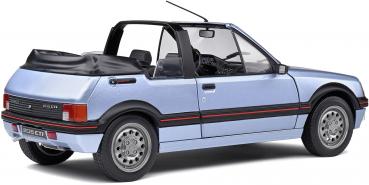 Solido Modellauto Maßstab 1:18 Peugeot 205 CTI azurblau 1989 S1806203