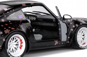 Solido Modellauto Maßstab 1:18 Porsche RWB schwarz AOKI Version 2021 S1807507