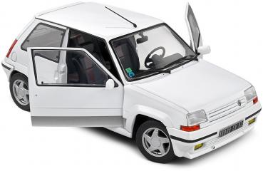 Solido Modellauto Maßstab 1:18 Renault 5 GT Turbo MK2 1989 weiß S1810002