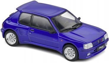 Solido Modellauto Maßstab 1:43 Peugeot 205 Dimma Rallye blau 1989 S4310803