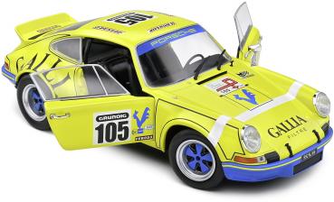 Solido Modellauto Maßstab 1:18 Porsche 911 RSR #105 gelb 1973 S1801118