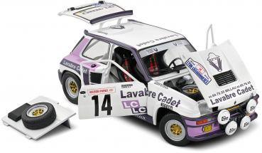 Solido Modellauto Maßstab 1:18 Renault 5 Turbo #14 1983 weiß S1801313