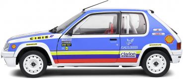 Solido Modellauto Maßstab 1:18 Peugeot 205 Rallye 1,9L weiß 1990 S1801716