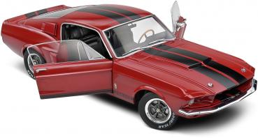 Solido Modellauto Maßstab 1:18 Ford Shelby Mustang GT500 rot 1967 S1802909