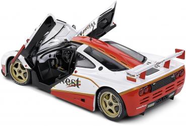 Solido Modellauto Maßstab 1:18 McLaren F1 GTR BPR GT #8 weiß 1995 S1804107