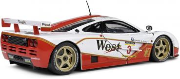 Solido Modellauto Maßstab 1:18 McLaren F1 GTR BPR GT #8 weiß 1995 S1804107