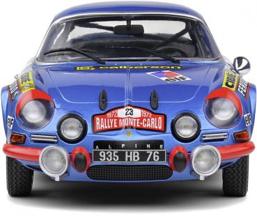 Solido Modellauto Maßstab 1:18 Alpine A110 1600S #23 blau Rallye Monte Carlo 1972 S1804208