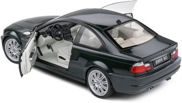 Solido Modellauto Maßstab 1:18 BMW E46 M3 Coupe 2000 grün S1806507