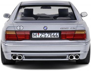 Solido Modellauto Maßstab 1:18 BMW 850 (E31) CSI 1992 silber S1807004