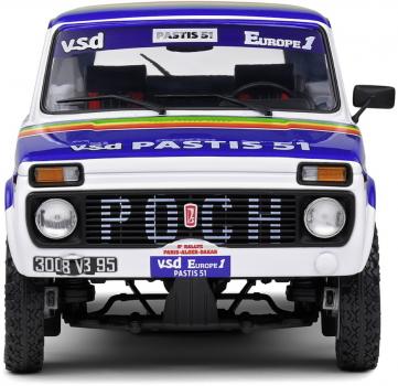 Solido Modellauto Maßstab 1:18 Lada Niva Paris-Dakar #182 1984 weiß S1807305