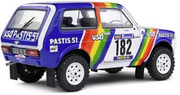 Solido Modellauto Maßstab 1:18 Lada Niva Paris-Dakar #182 1984 weiß S1807305