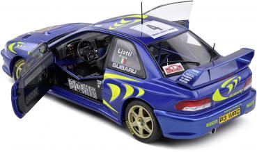 Solido Modellauto Maßstab 1:18 Subaru Impreza 22B #4 blau 1997 S1807405