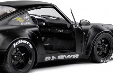 Solido Modellauto Maßstab 1:18 Porsche RWB Bodykit Darth Vader schwarz 2016 S1807508