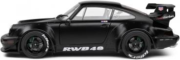 Solido Modellauto Maßstab 1:18 Porsche RWB Bodykit Darth Vader schwarz 2016 S1807508