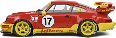 Solido Modellauto Maßstab 1:18 Porsche RWB Bodykit Maty's Idlers 2016 rot S1807509