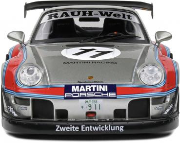 Solido Modellauto Maßstab 1:18 Porsche RWB Bodykit Martini grau 2020 S1808502