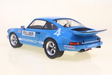 Solido Modellauto Maßstab 1:18 Porsche 911 IROC #4 1974 blau S1810702