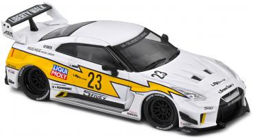 Solido Modellauto Maßstab 1:43 Nissan GTR35 LBWK Silhouette weiß 2019 S4311208