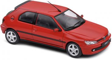 Solido Modellauto Maßstab 1:43 Peugeot 306 GTI S16 rot 2002 S4311403