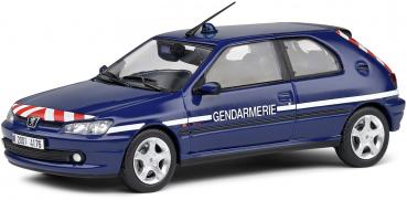 Solido Modellauto Maßstab 1:43 Peugeot 306 S16 Gendarm blau 2002 S4311407