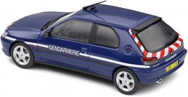 Solido Modellauto Maßstab 1:43 Peugeot 306 S16 Gendarm blau 2002 S4311407